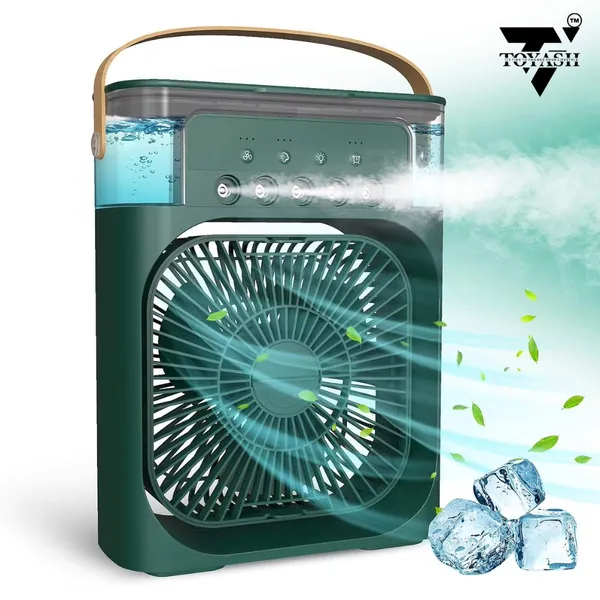 Toyash_Classic_Mini_Air_Cooler_Portable_IBeat_The_Heat_NowI_with_Cooling_Air-Green_with_1_YEAR_WARRANTY