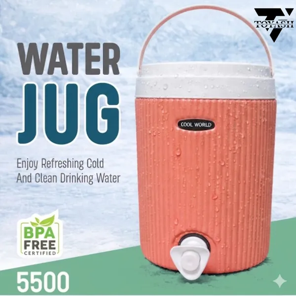 Toyash_5.5_Litre_Insulated_Water_Jug_–_Keep_Water_Cold_for_Hours-Red