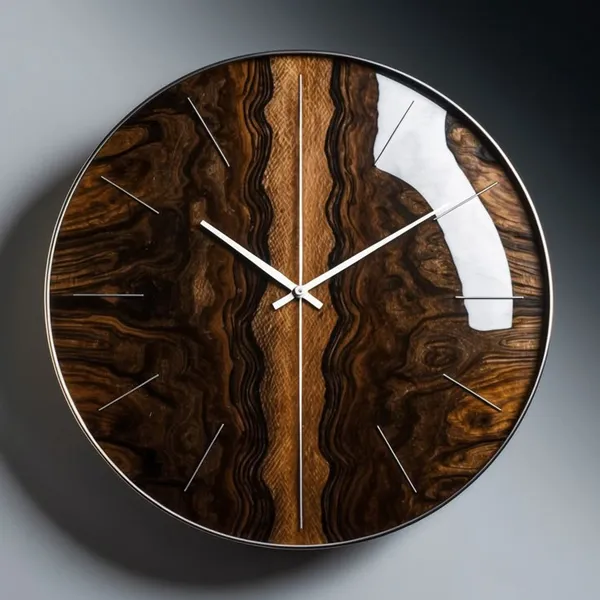 Brown_Wood_Premium_Clock_For_Living_Room