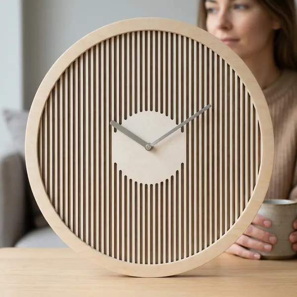 Black_And_White_With_Natural_Wood_Frame_Wood_Premium_Clock_For_Bedroom_And_Office