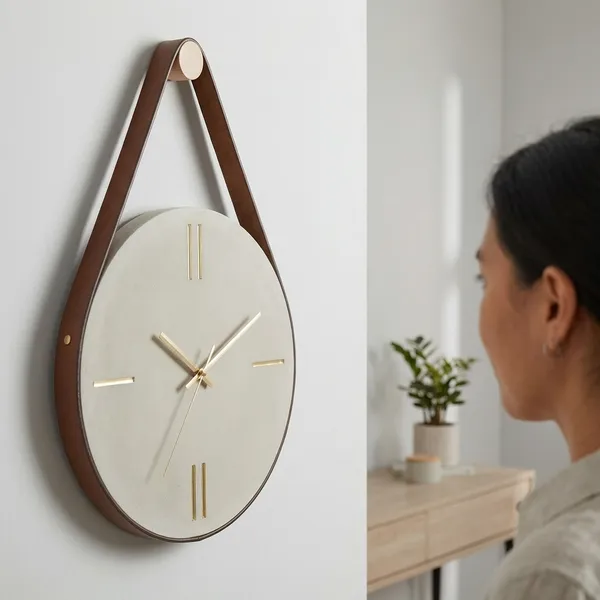 Off_White_Wood_And_Leather_Premium_Clock_For_Bedroom_And_Studio