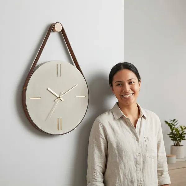 Off_White_Wood_And_Leather_Premium_Clock_For_Bedroom_And_Studio