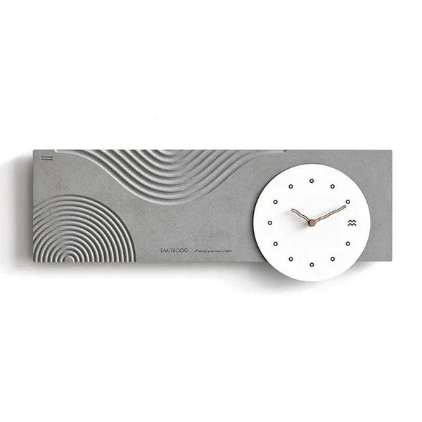 Grey_And_White_Wood_Premium_Clock_For_Living_Room_And_Bedroom
