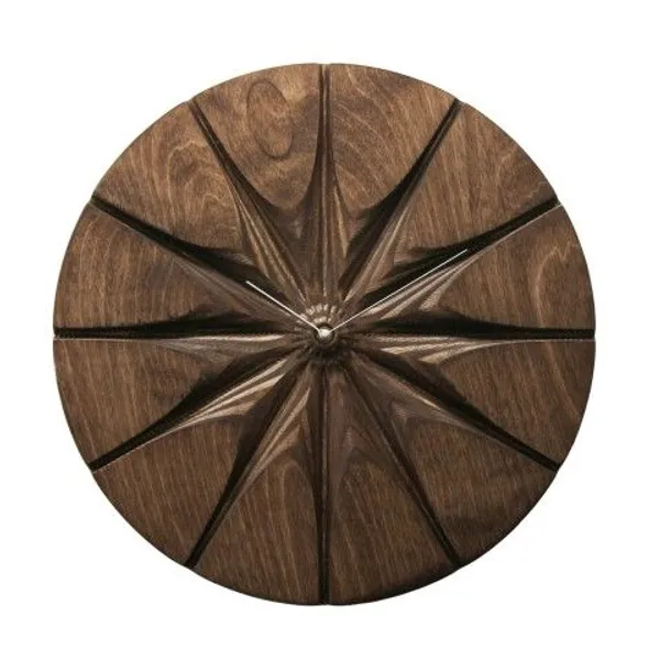 Brown_Wood_Premium_Clock_For_Living_Room