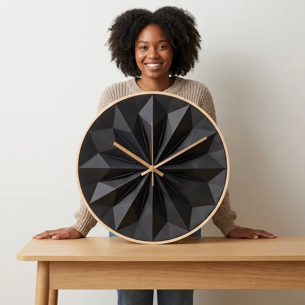 Black_With_Rose_Gold_Frame_Wood_Premium_Clock_For_Living_Room_And_Office