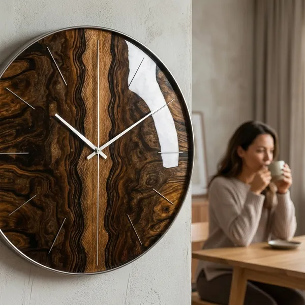 Brown_Wood_Premium_Clock_For_Living_Room