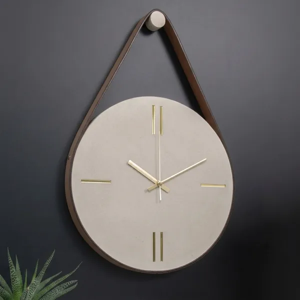 Off_White_Wood_And_Leather_Premium_Clock_For_Bedroom_And_Studio