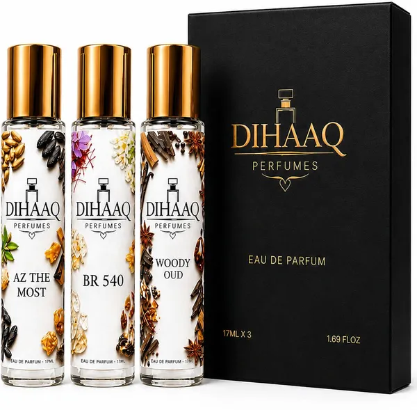 dihaaqperfumes_DIHAAQ_AZ_Most_BR540_Woody_Oud_EDP_Perfume_Gift_Set_17ml_x_3_Eau_de_Parfum__-__51_ml_(For_Men_&_Women)