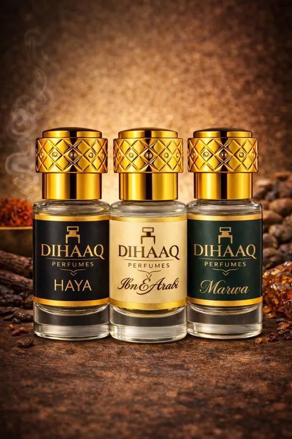 DIHAAQ_PERFUMES_Haya,Ibn_E_Arabi,Marwa_|_Alcohol_Free_Attar|_Combo_For_Men_&_Women_Floral_Attar_(Citrus,_Amber,_Jasmine)
