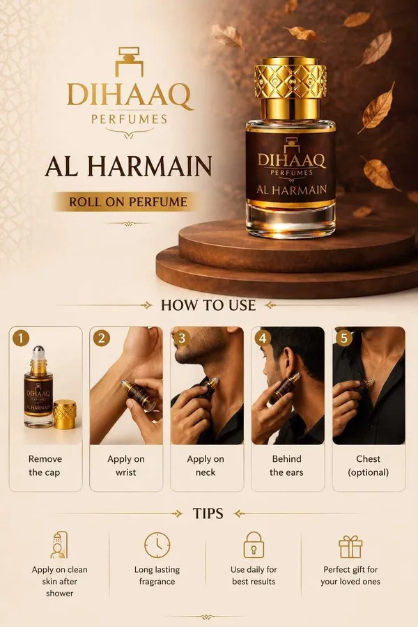 DIHAAQ_PERFUMES_Al_Haramain_Attar_For_Men_&_Women|Non-Alcoholic_Long_Lasting_Scent_6ml_Floral_Attar_(Musk,_Lavender)