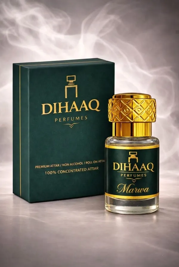 DIHAAQ_PERFUMES_Marwa_Attar|Arabic_&_French_blend_|_Non_Alcoholic_Roll_on_Fragrance_-_6ml_Floral_Attar_(Amber,_Jasmine)