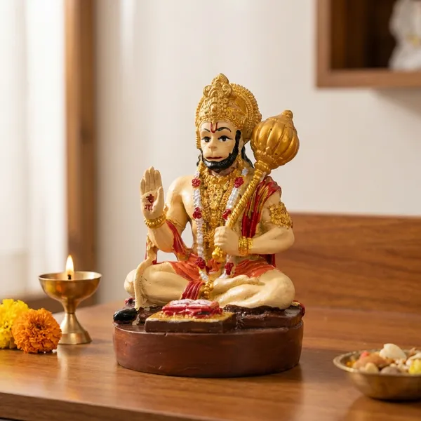 Blessing_Hanuman_ji_Murti_Multicolor