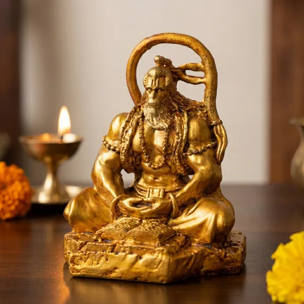 Pawansut_Hanuman_ji_Murti_Gold