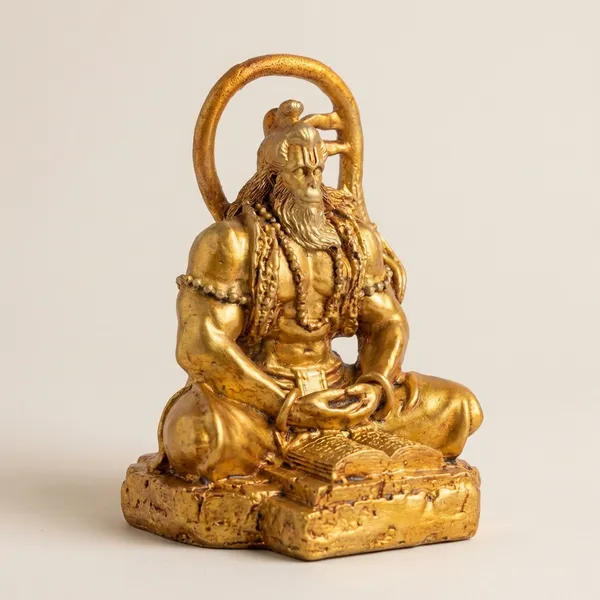 Pawansut_Hanuman_ji_Murti_Gold