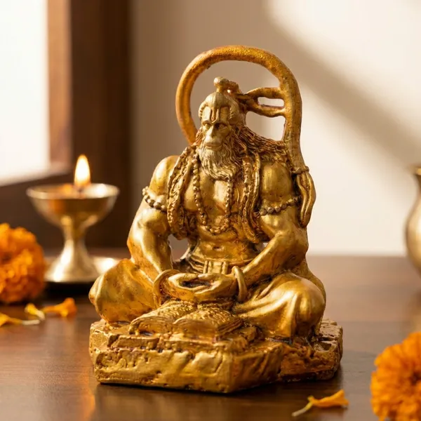 Pawansut_Hanuman_ji_Murti_Gold