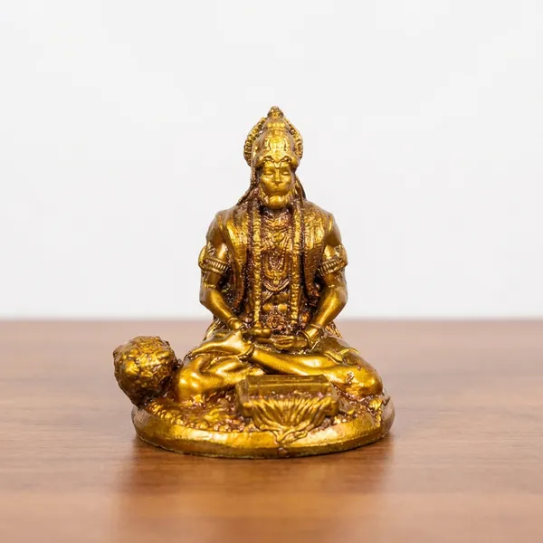 Sankat_Mochan_Hanuman_ji_Murti_Gold