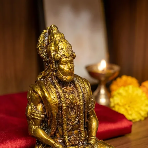Sankat_Mochan_Hanuman_ji_Murti_Gold