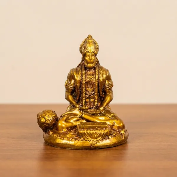 Sankat_Mochan_Hanuman_ji_Murti_Gold