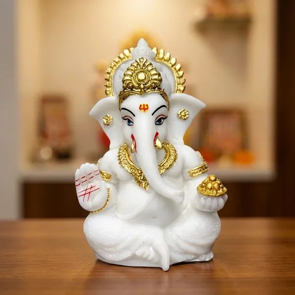 Ganesh_Ji_Murti_White