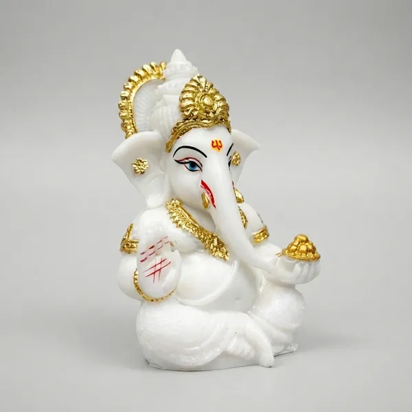 Ganesh_Ji_Murti_White