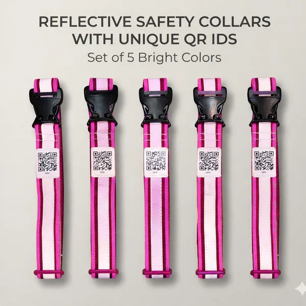 Pink_Qr_Enabled_Reflective_Collar_For_Stray_Cows_(45_Inch)