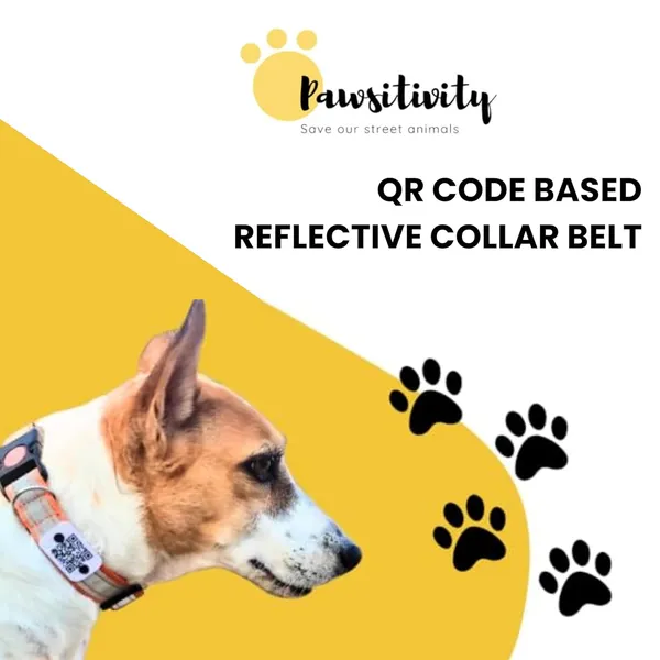 Red_Reflective_Collar_With_Qr_Feature_Paw_Elite_Version_(25_Inch)