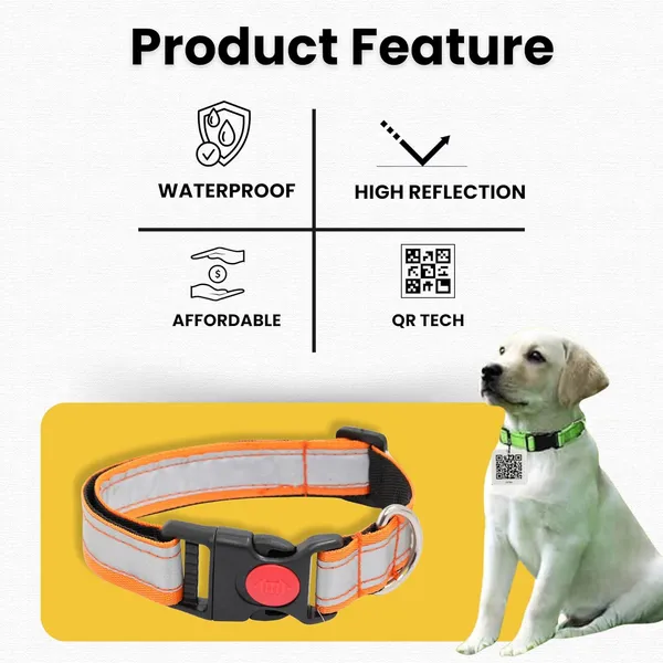 Blue_Reflective_Collar_With_Qr_Feature_Paw_Elite_Version_(25_Inch)