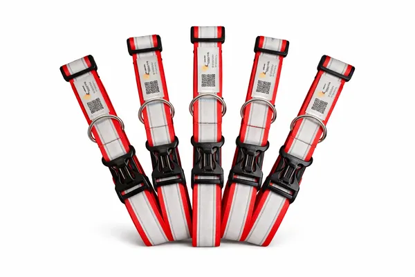 Red_Reflective_Collar_With_Qr_Feature_Paw_Elite_Version_(25_Inch)