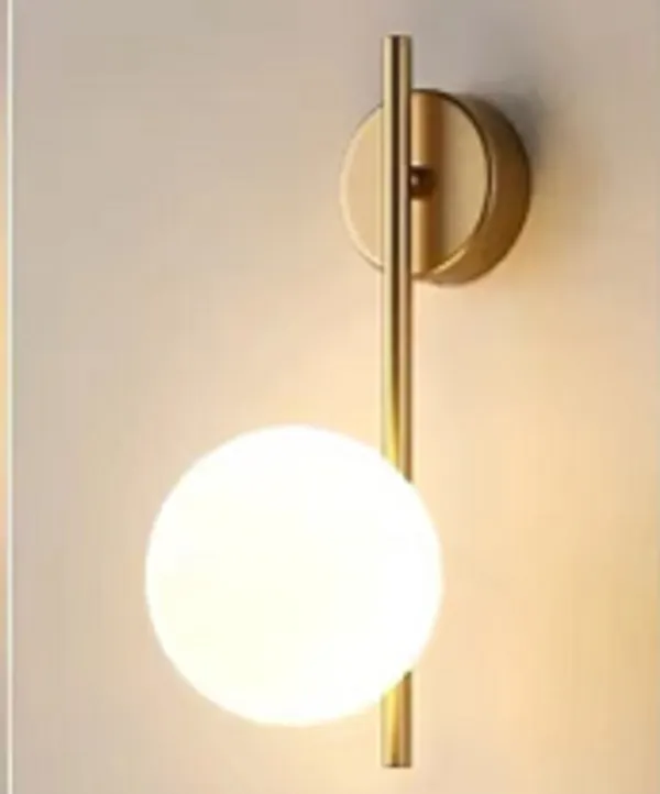 Brass_And_White_Metal_Brass_Toned_Finish,_Frosted_Glass_Wall_Sconce_For_Modern_Interiors