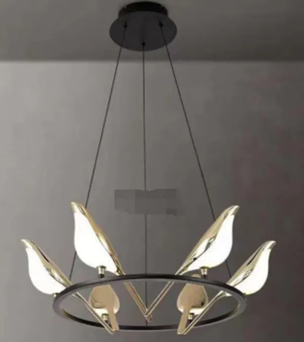 Black_And_Gold_Metal_Chandelier_For_Living_Room_Decor