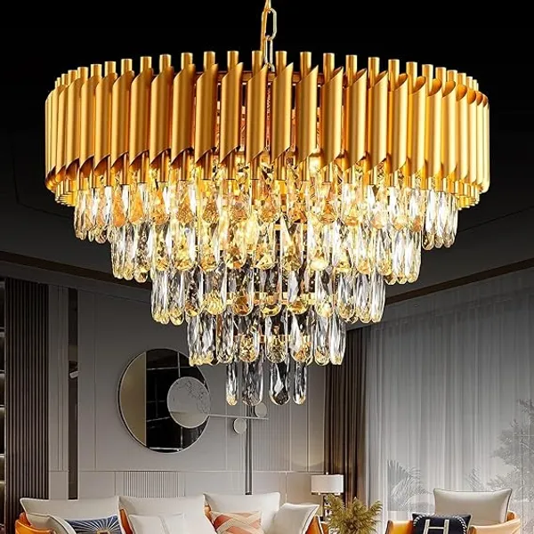 Gold_Metal,_Acrylic_Chandelier_For_Decorative_Interiors