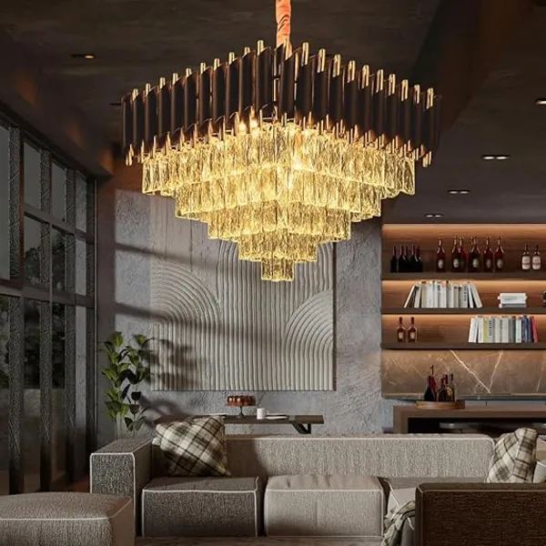 Gold_Metal,_Acrylic_Chandelier_For_Decorative_Interiors