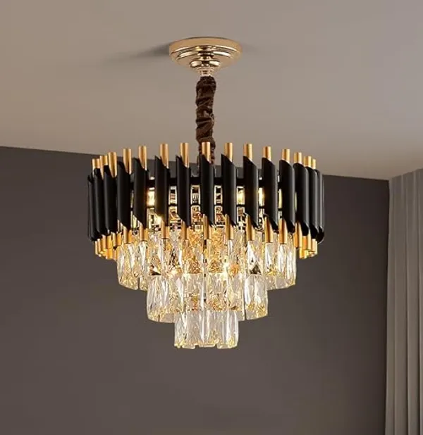 Gold_Metal,_Acrylic_Chandelier_For_Decorative_Interiors