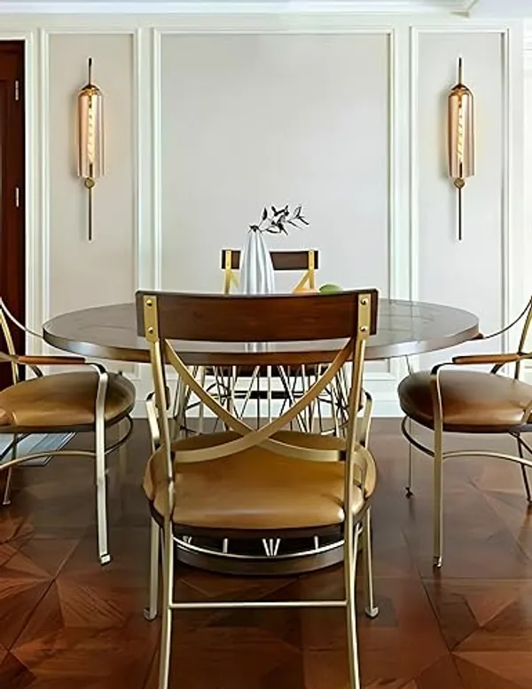 Gold_And_Glass_Metal,_Acrylic_Dining_Table_For_Designer_Interiors