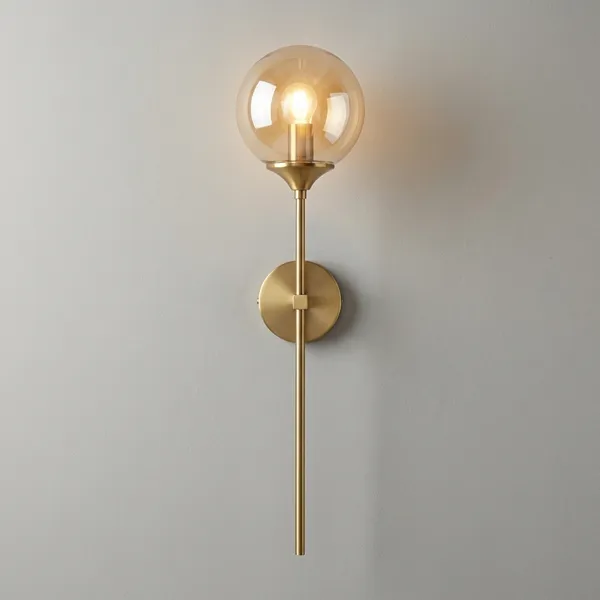 Amber_And_Brass_Brass,_Glass_Wall_Sconce_For_Living_Room_Walls