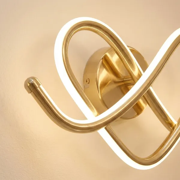 Gold_Metal,_Glass_LED_Wall_Light_For_Decorative_Lighting