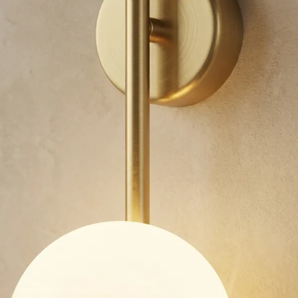 Brass_And_White_Metal_Brass_Toned_Finish,_Frosted_Glass_Wall_Sconce_For_Modern_Interiors