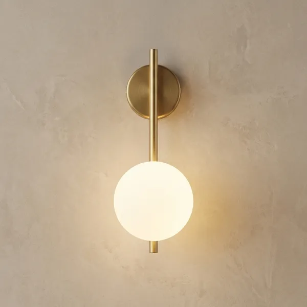 Brass_And_White_Metal_Brass_Toned_Finish,_Frosted_Glass_Wall_Sconce_For_Modern_Interiors
