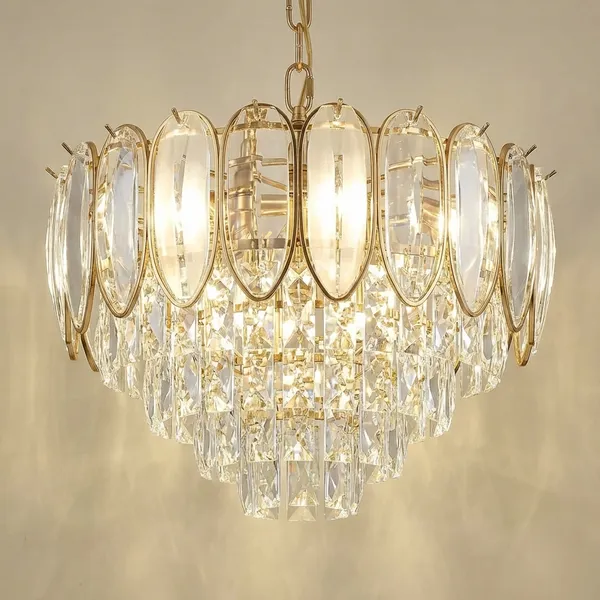 Gold_Metal,_Acrylic_Chandelier_For_Home_Lighting