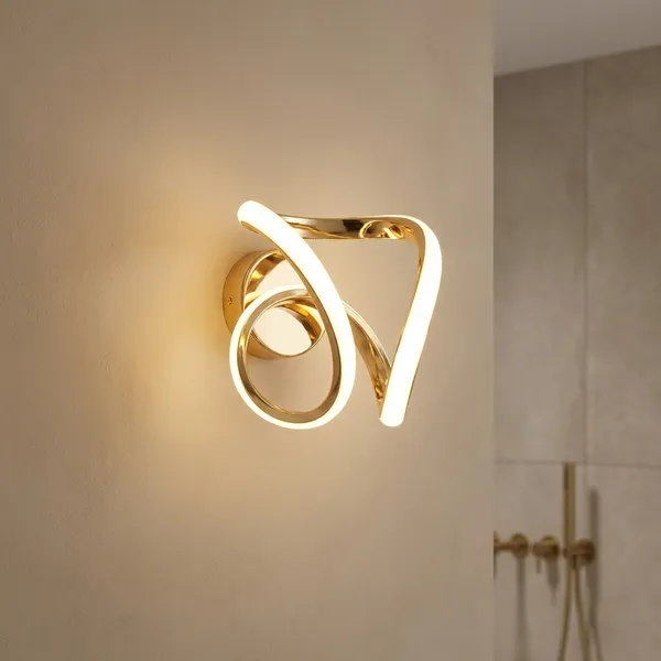 Gold_Brass,_Acrylic_Ceiling_Light_For_Bathroom_Lighting