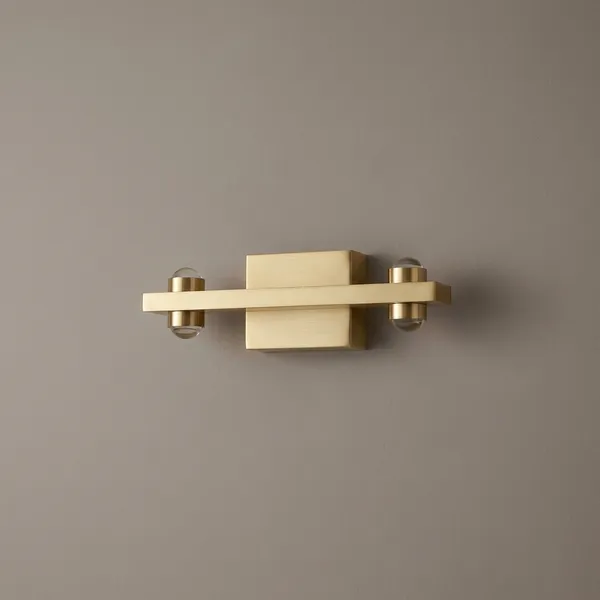 Brass_And_White_Metal,_Plastic_Wall_Sconce_For_Bedside_Lighting