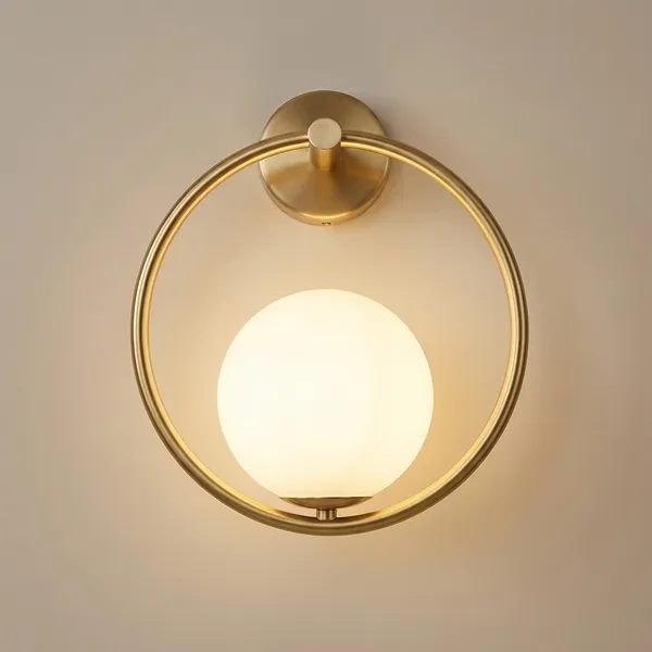 Gold_Brass,_Glass_Wall_Sconce_For_Bedroom_Walls