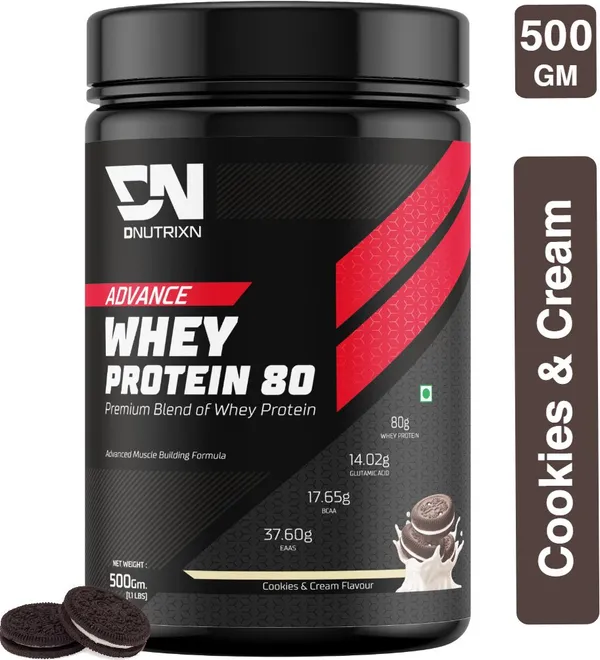 Advance_High_Whey_Protein_80_with_Digestive_Enzymes,_Multivitamins_&_BCAA_|_Whey_Protein_|_Cookies_&_Cream_Flavor_|_500_g