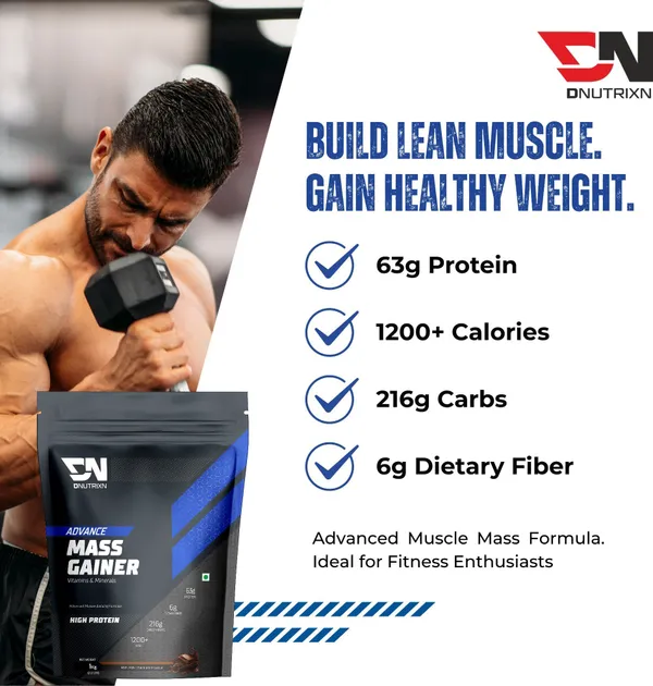 Advance_Mass_Gainer_Pouch_with_High_Protein,_Multivitamins_&_Digestive_Enzymes,_1Kg_(Chocolate)_+_Weight_Gainer_Capsules_30N