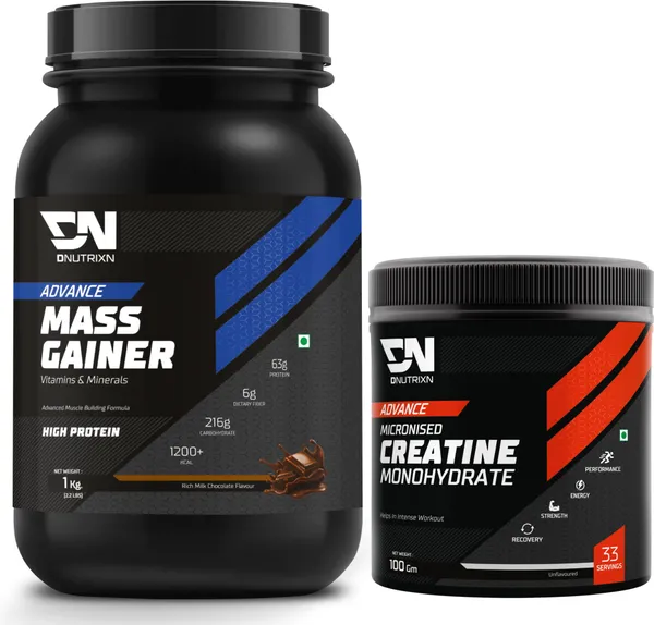 Advance_Mass_Gainer_High_Protein_with_Creatine_Monohydrate_(Unflavored)_for_Muscle_Gain_|_Weight_Gainer/Mass_Gainer_|_Chocolate_Flavor_|_1_kg_+_100_g