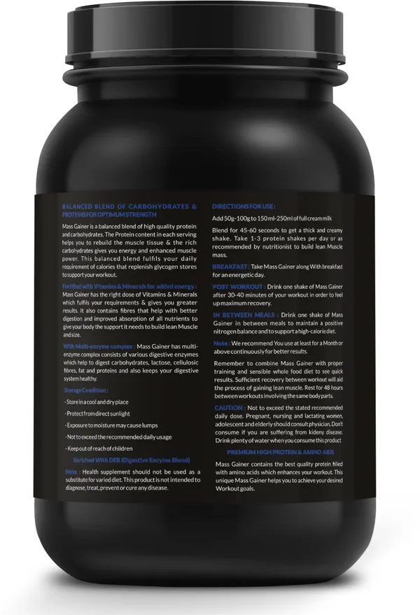 Advance_Mass_Gainer_High_Protein_with_Creatine_Monohydrate_(Unflavored)_for_Muscle_Gain_|_Weight_Gainer/Mass_Gainer_|_Chocolate_Flavor_|_1_kg_+_100_g