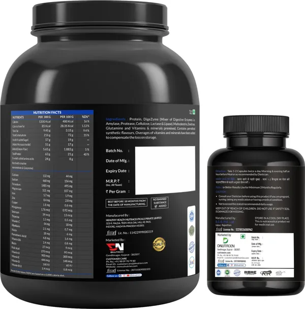 Advance_High_Protein_Mass_Gainer_with_63_g_Protein,_1200_Kcal,_Multivitamins_&_Weight_Gainer_Capsules_|_Weight_Gainer/Mass_Gainer_|_Chocolate_Flavor_|_3_kg_+_30_Capsules