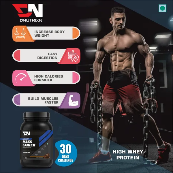 Advance_High_Protein_Mass_Gainer_with_63_g_Protein,_1200_Kcal_&_Multivitamins_+_Weight_Gainer_Capsules_|_Weight_Gainer/Mass_Gainer_|_Chocolate_Flavor_|_2_kg_+_30_Capsules