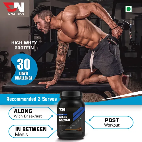 Advance_High_Protein_Mass_Gainer_with_63_g_Protein,_1200_Kcal_&_Multivitamins_+_Weight_Gainer_Capsules_|_Weight_Gainer/Mass_Gainer_|_Chocolate_Flavor_|_2_kg_+_30_Capsules