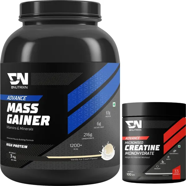 Advance_Mass_Gainer_High_Protein_with_Creatine_Monohydrate_(Unflavored)_for_Muscle_Gain_|_Weight_Gainer/Mass_Gainer_|_Vanilla_Ice_Cream_Flavor_|_3_kg_+_100_g